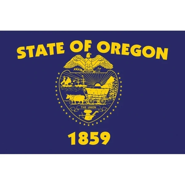 Oregon Official Stick Flag 1