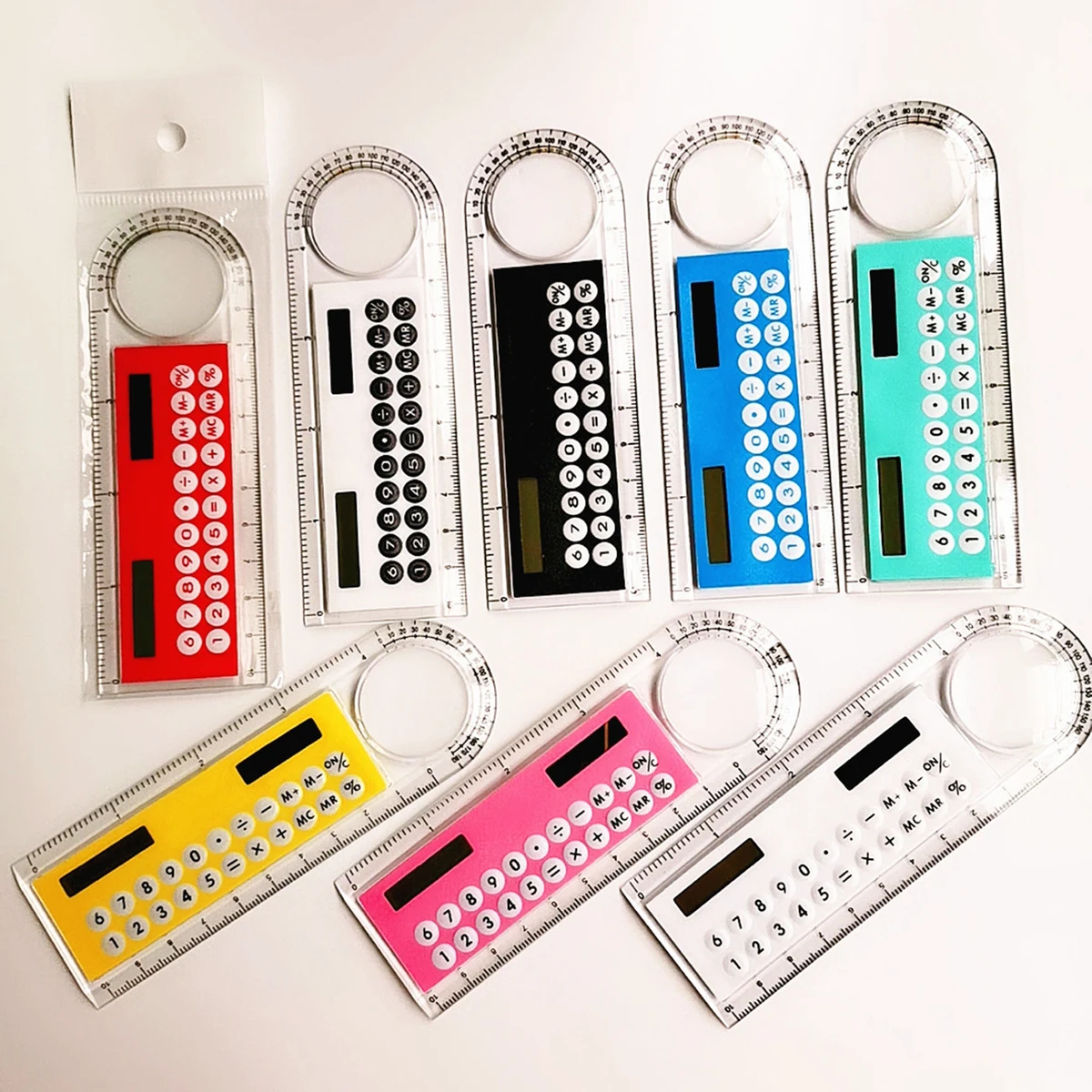 3 in 1 Mini Pocket Basic Calculator Ruler 1