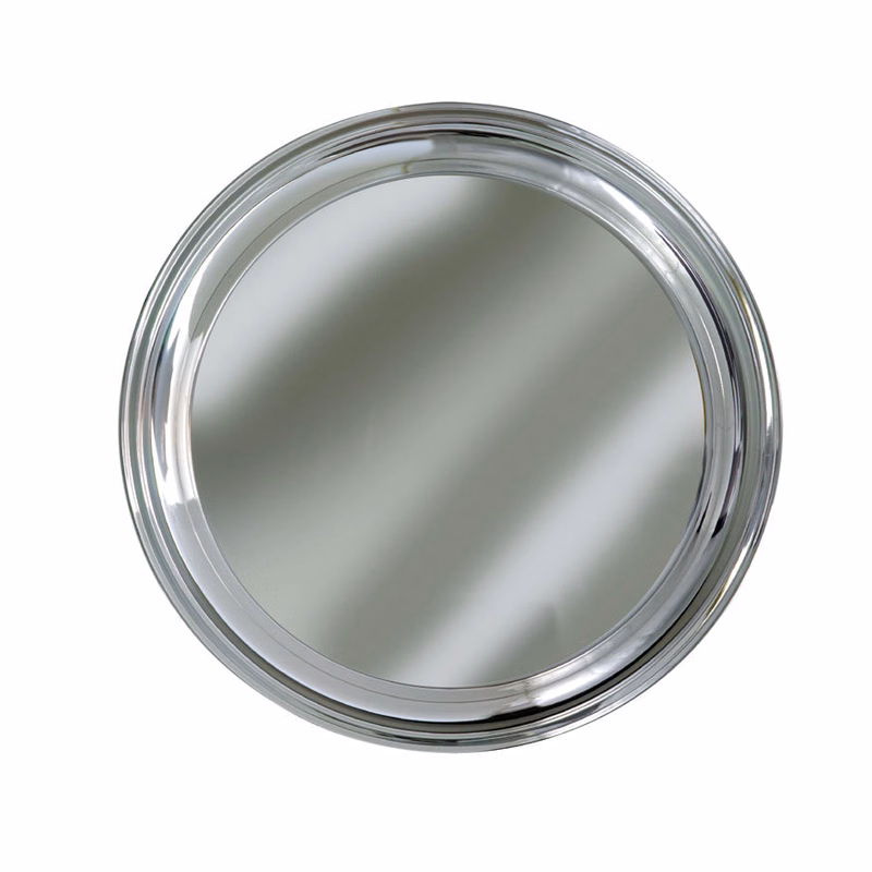 Plain Border Tray - Nickle