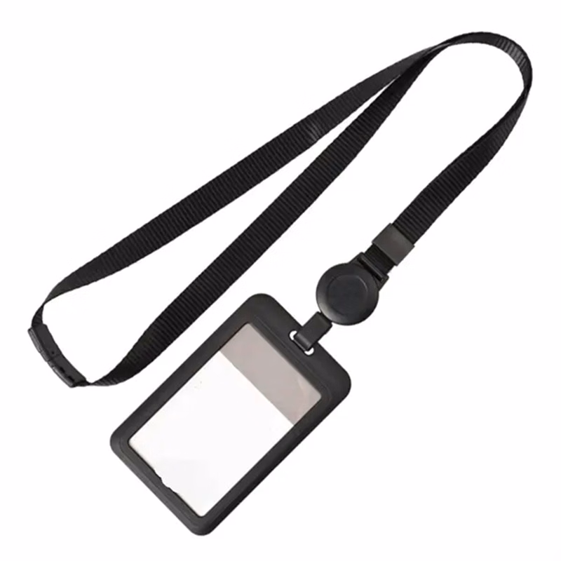 Black Retractable ID Badge Holder