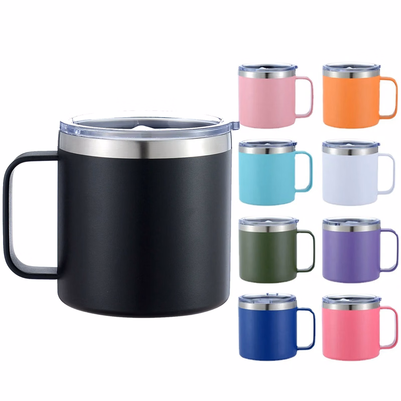 14oz Tumbler Mugs with Handle