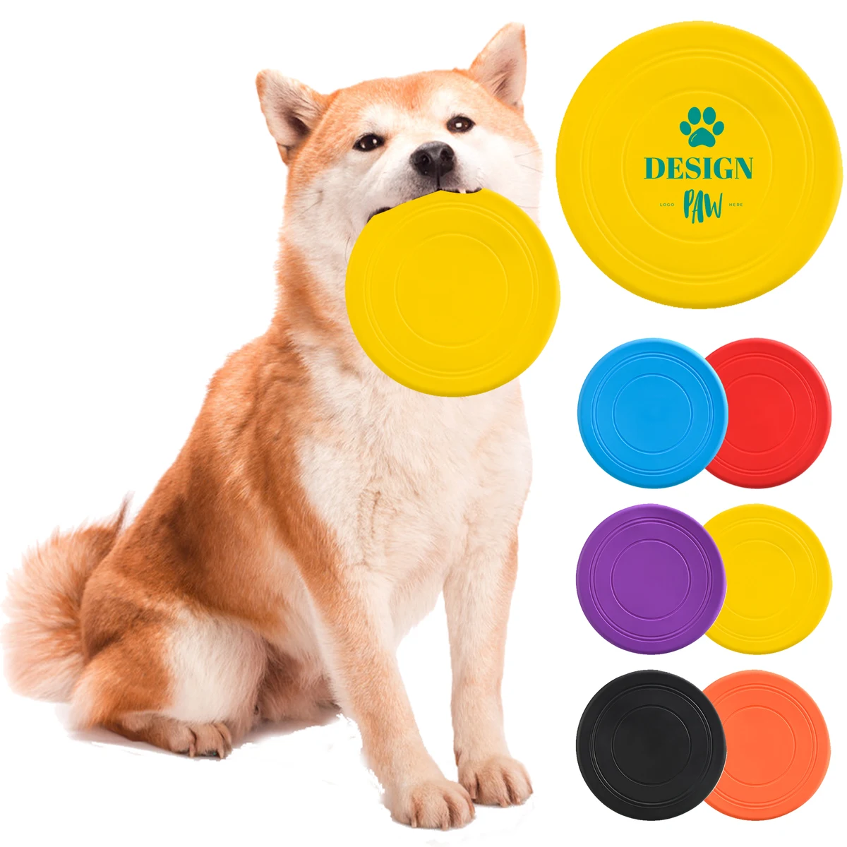 Soft Rubber Pet Flying Disc ?C Durable and Colorful 1