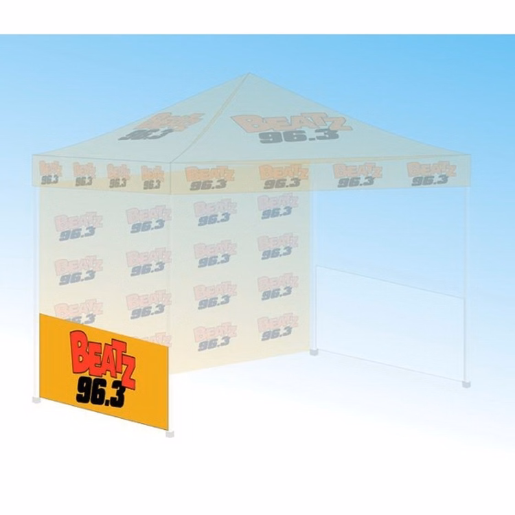 10 Foot Polyester Tent Side Skirt Half Wall 2 Color Print