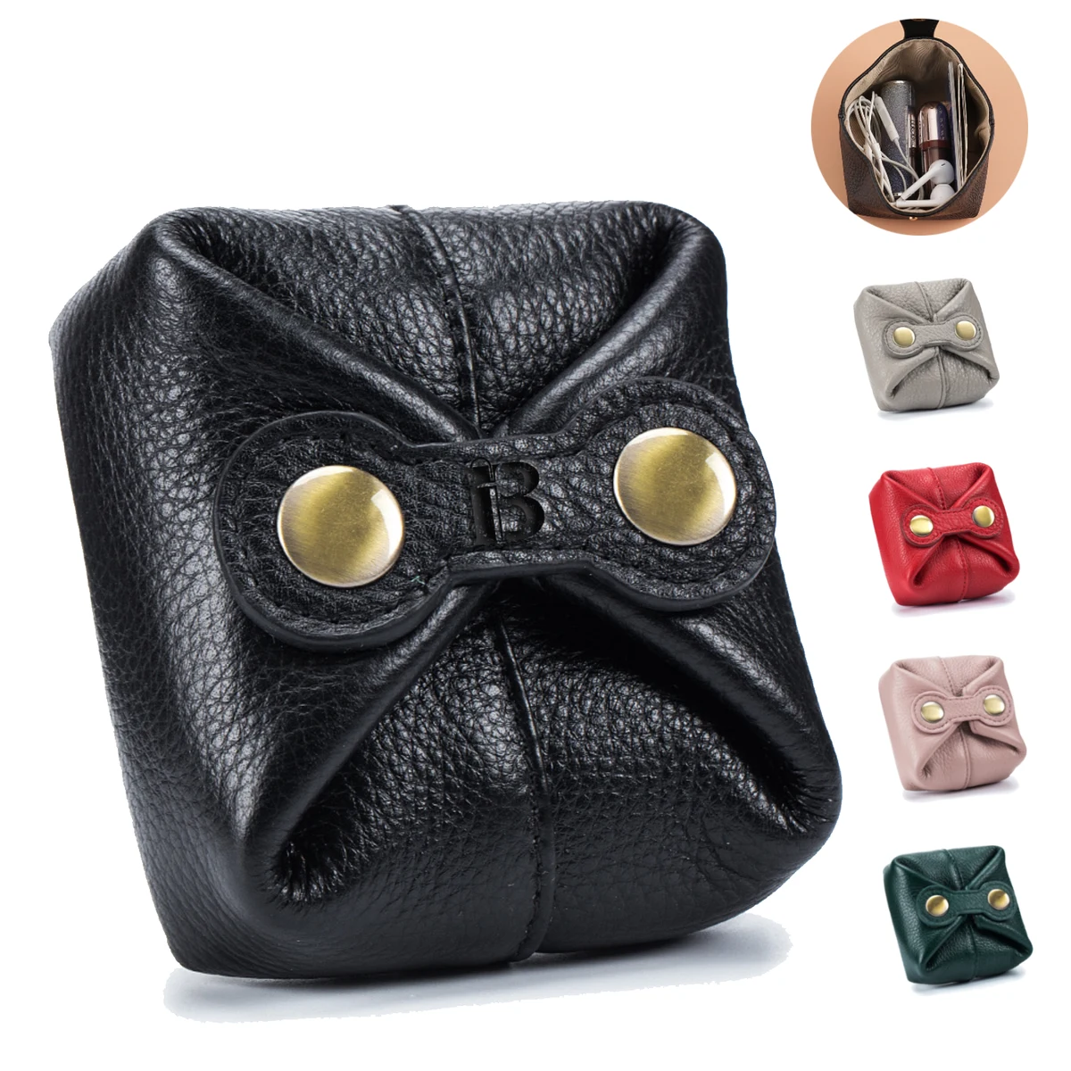 Mini Genuine Leather Coin Purse 1