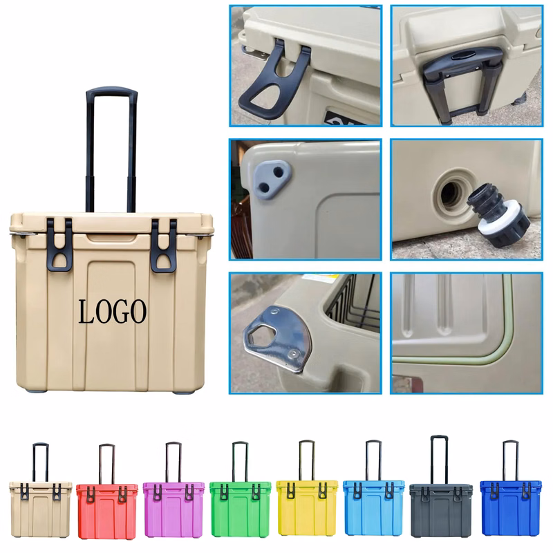 37QT Insulated PE Luggage Cooler