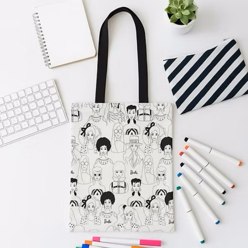 Color and Carry Sublimated Magazine Tote Bag