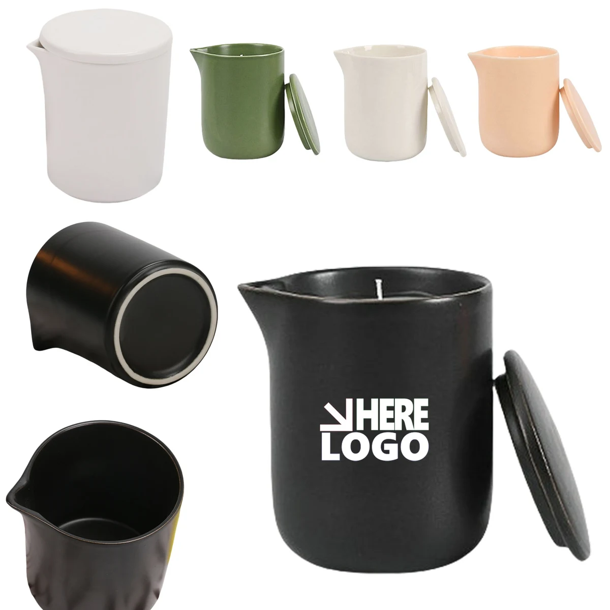 Holiday Ceramic Candles 1