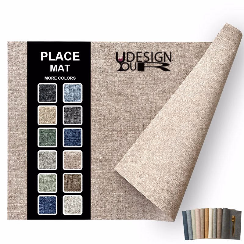 Faux Leather Heat Resistant Placemats