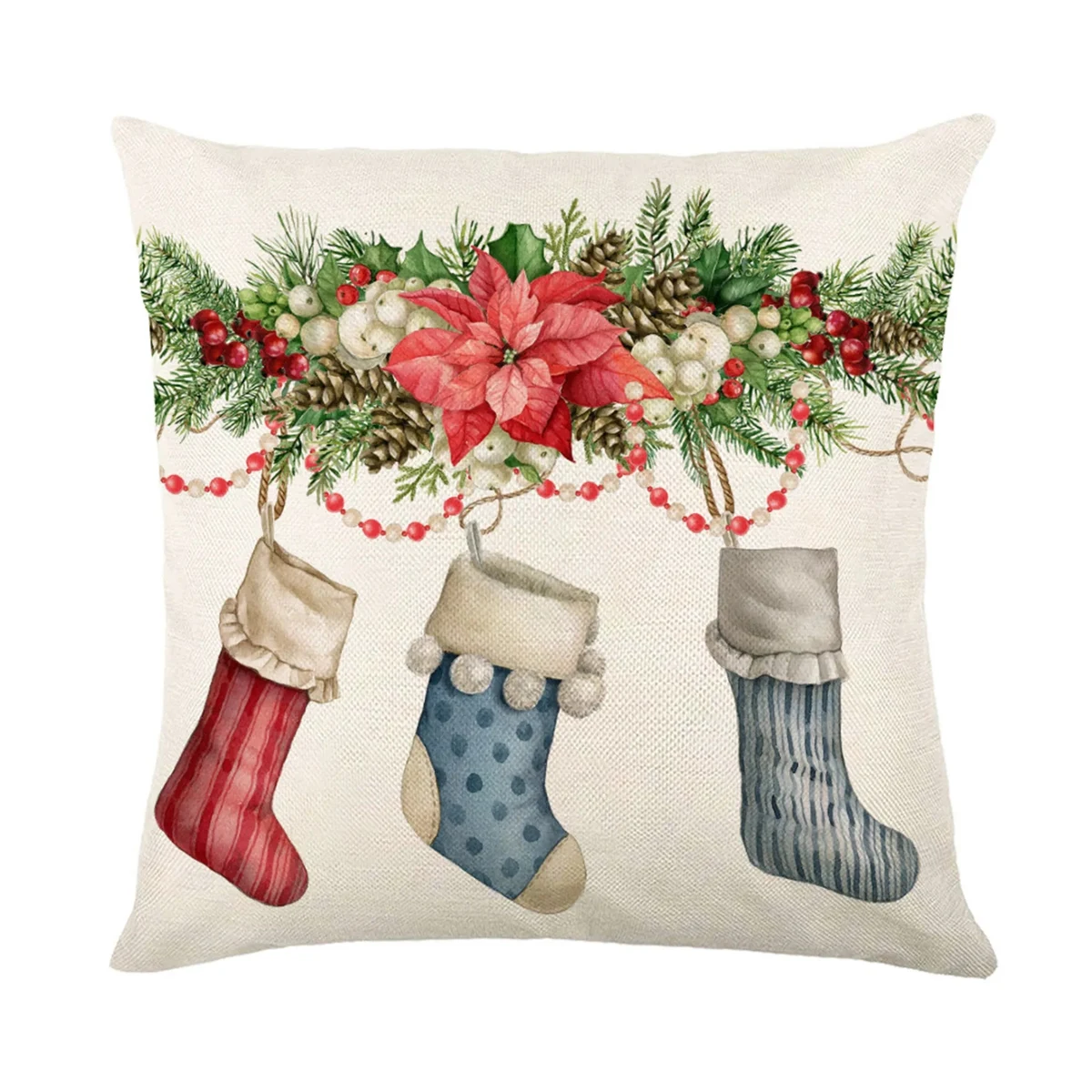 Christmas pillow case 1
