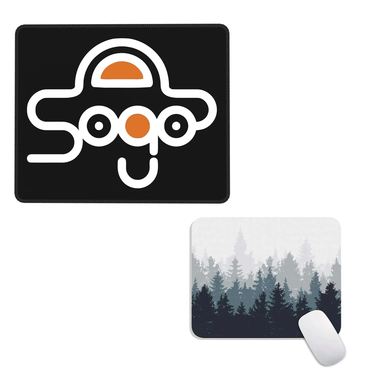 7" x 8.6" Full Color Mouse Pad with Stitched Edge MOQ 50 1