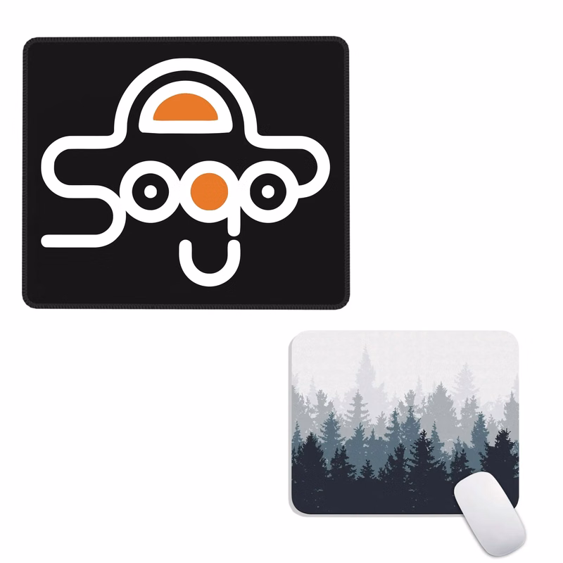 7" x 8.6" Full Color Mouse Pad with Stitched Edge MOQ 50