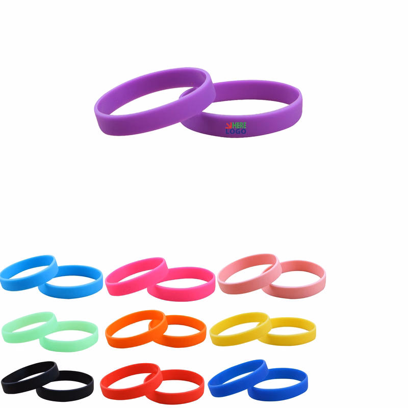 Solid Color Sports Silicone Bracelet