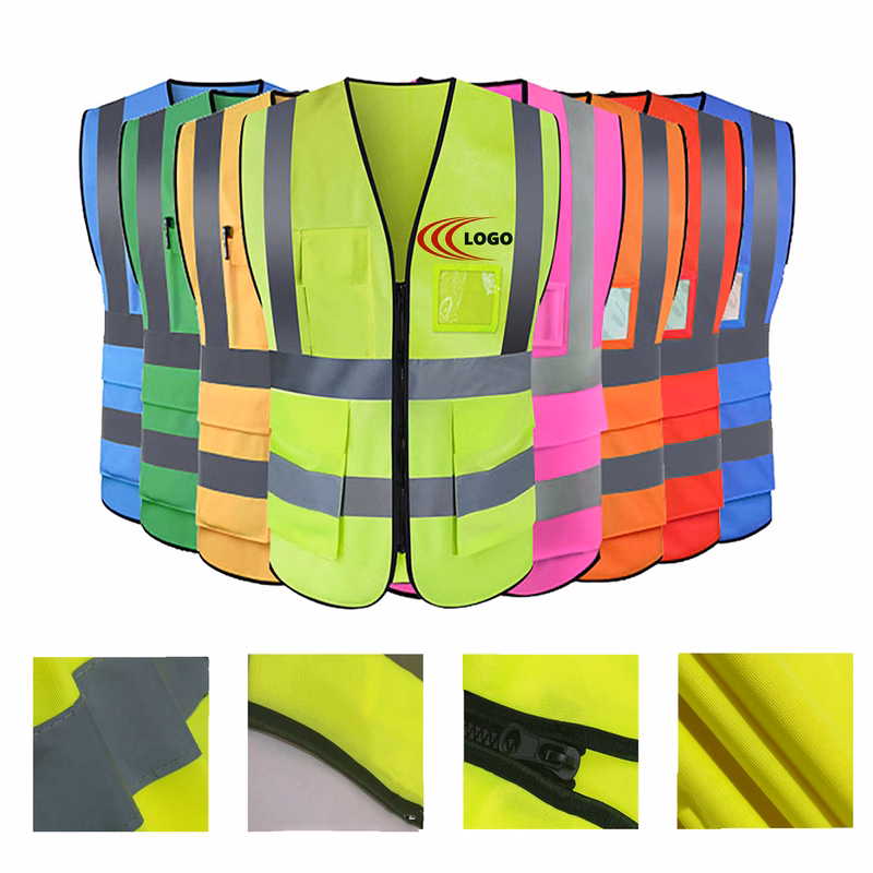 Lightweight Pocketed Safety Vest