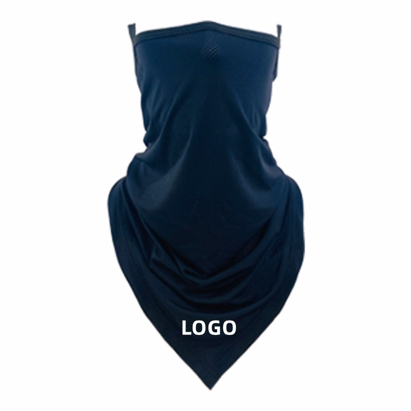 Ice silk hanging ear triangle towel