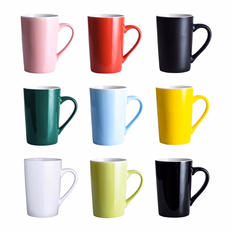 13oz. Ceramic Coffee Mugs with Handle