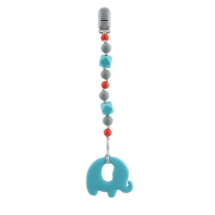 Nuby Silicone Beaded Pacifinders - 0M+ w/Bonus Teether 1