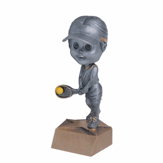Tennis, Female Bobble Head Figure
