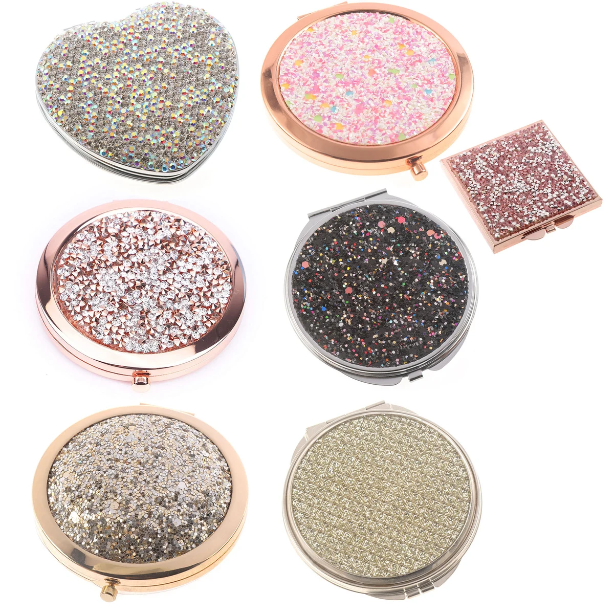2.75 Inches Magnifying Compact Cosmetic Mirror 1