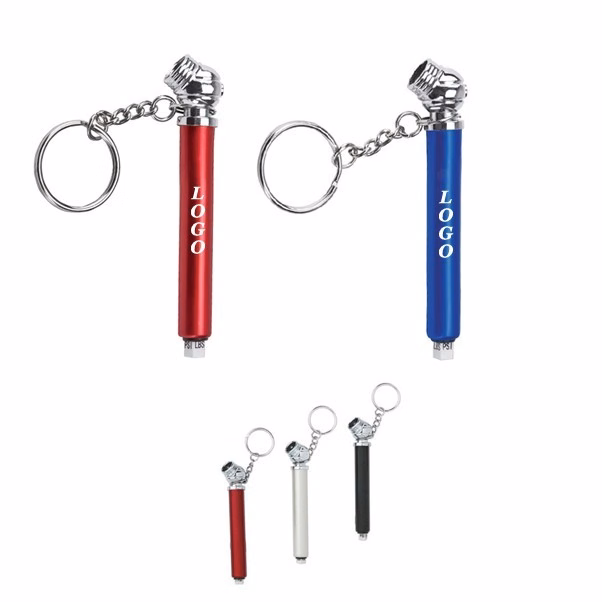 Mini Tire Pressure Gauge Keychain