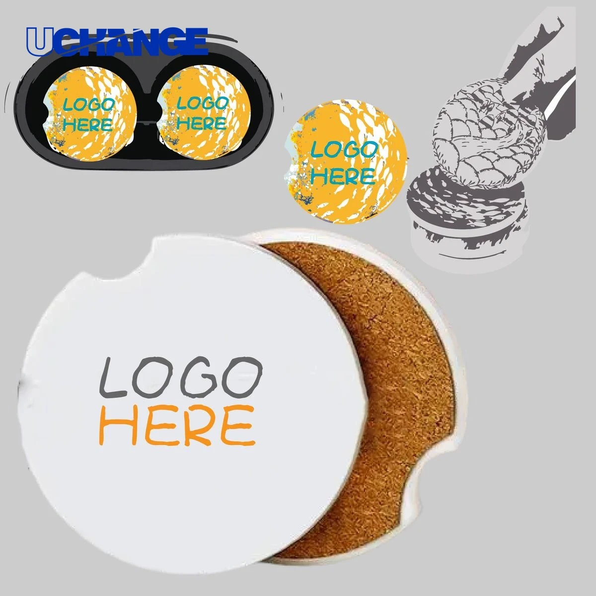 Car Drink Coasters 1