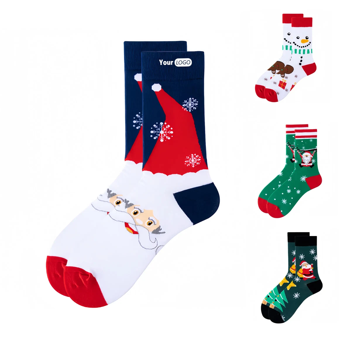 Cotton Santa Claus Socks 1