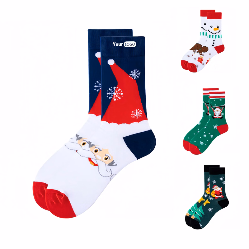 Cotton Santa Claus Socks