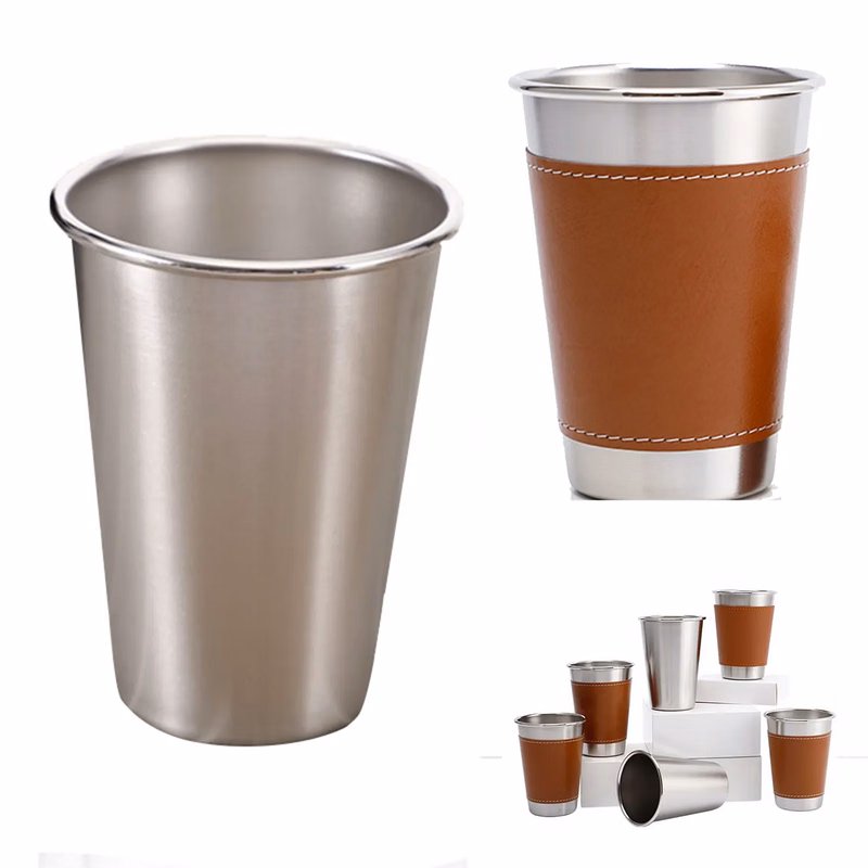 10Oz Pu Cover Pint Cups