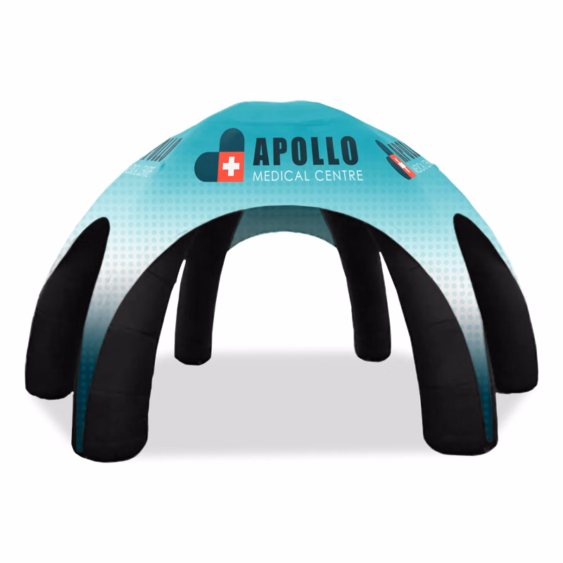 25' Custom Inflatable Spider Tent with 6 legs with Canopy