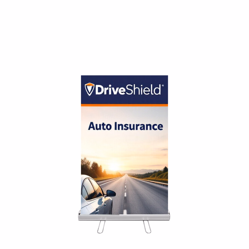 33"W x 48" Height Adjustable Retractable Banner