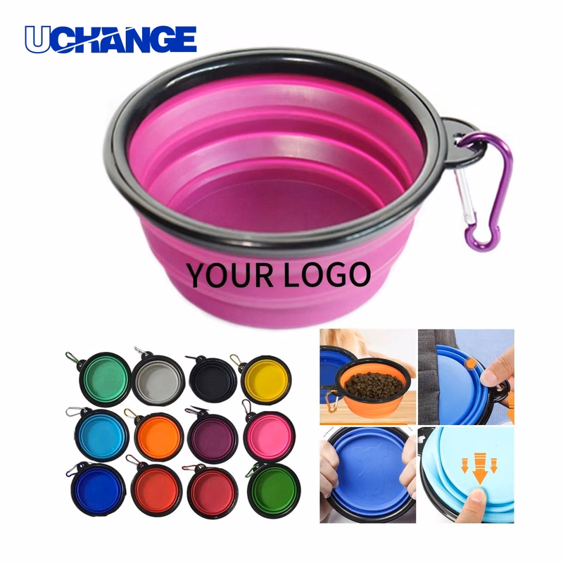 Custom Logo Travel Pet Bowl