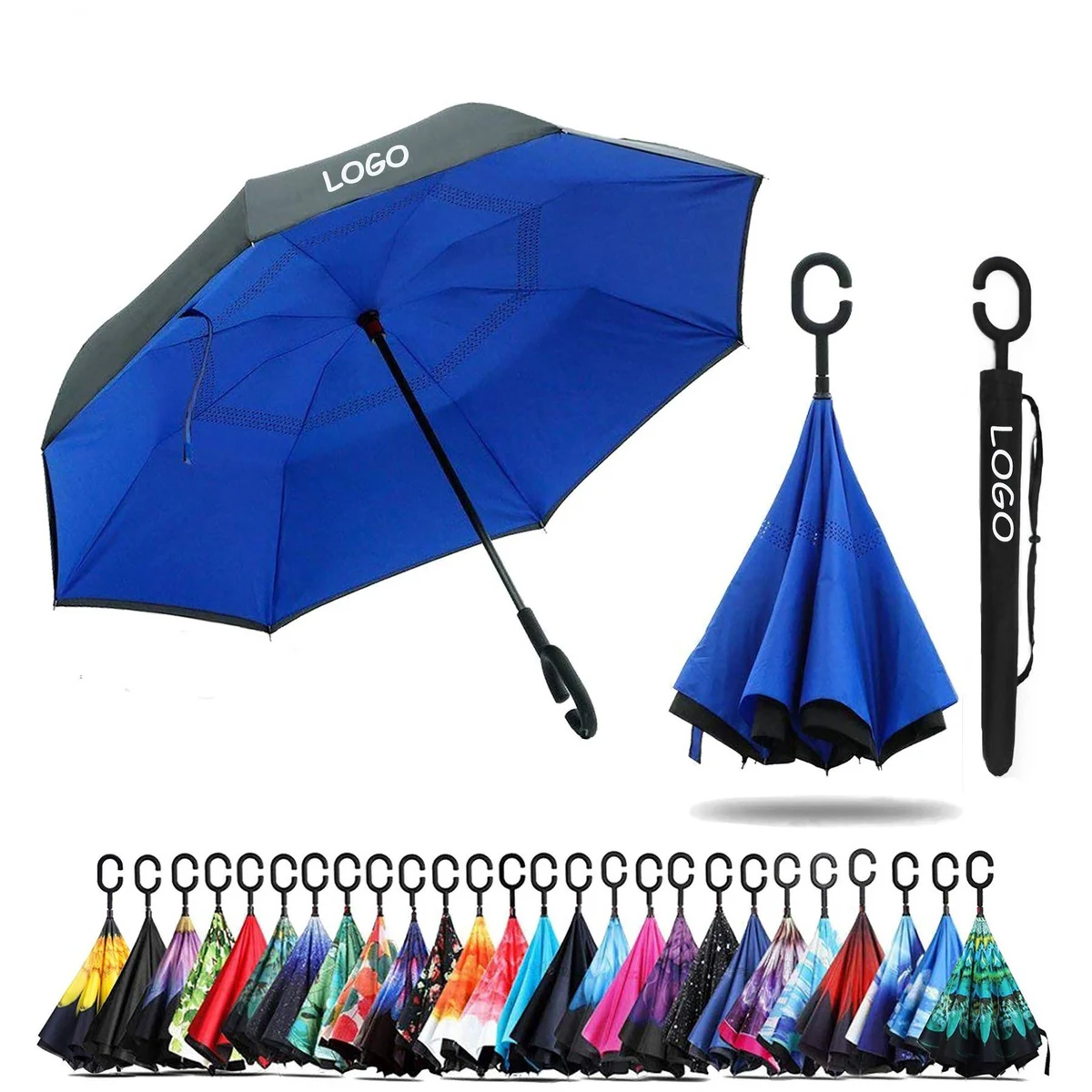 48" Dual Inverted Umbrella 1