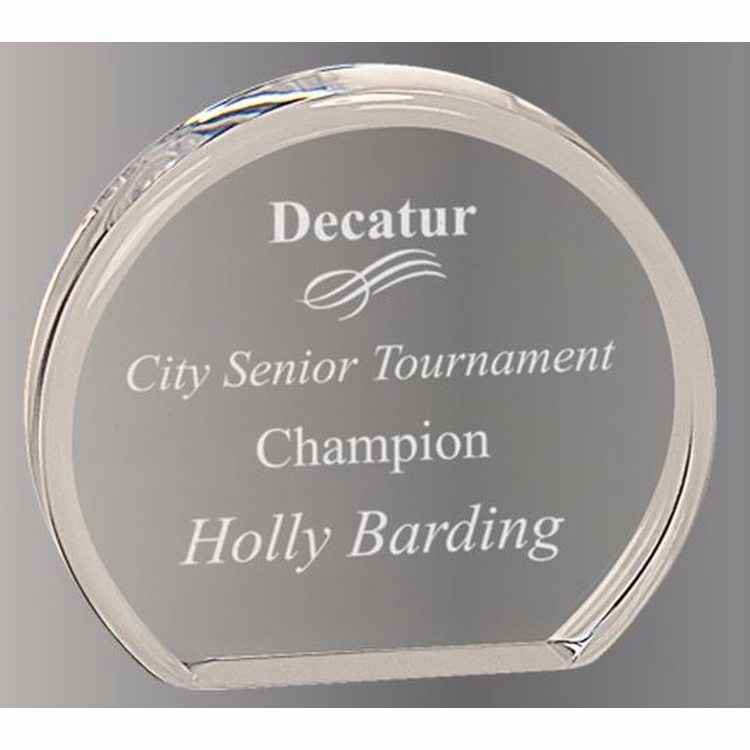 Regis Round Acrylic Award