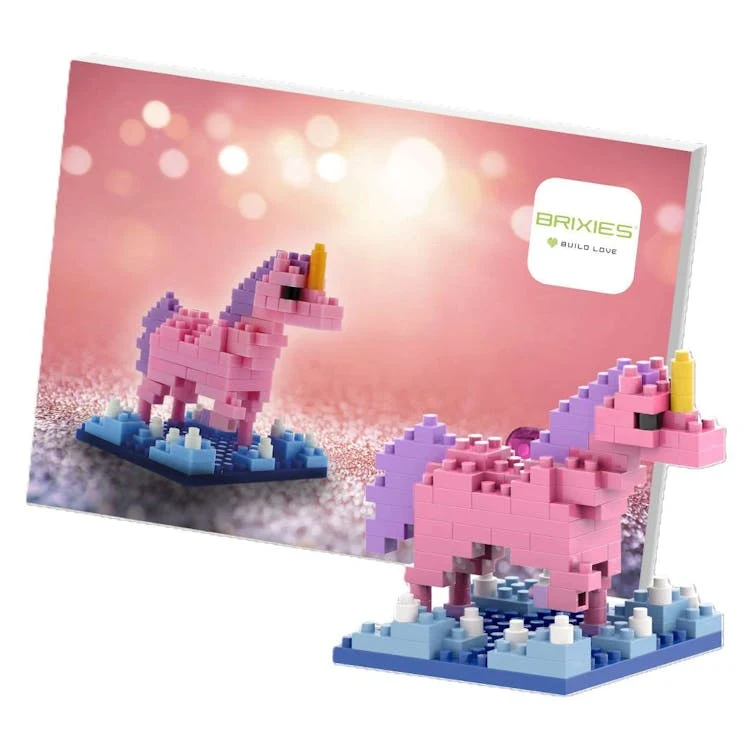 Building Bricks Unicorn Postcard Sets 1