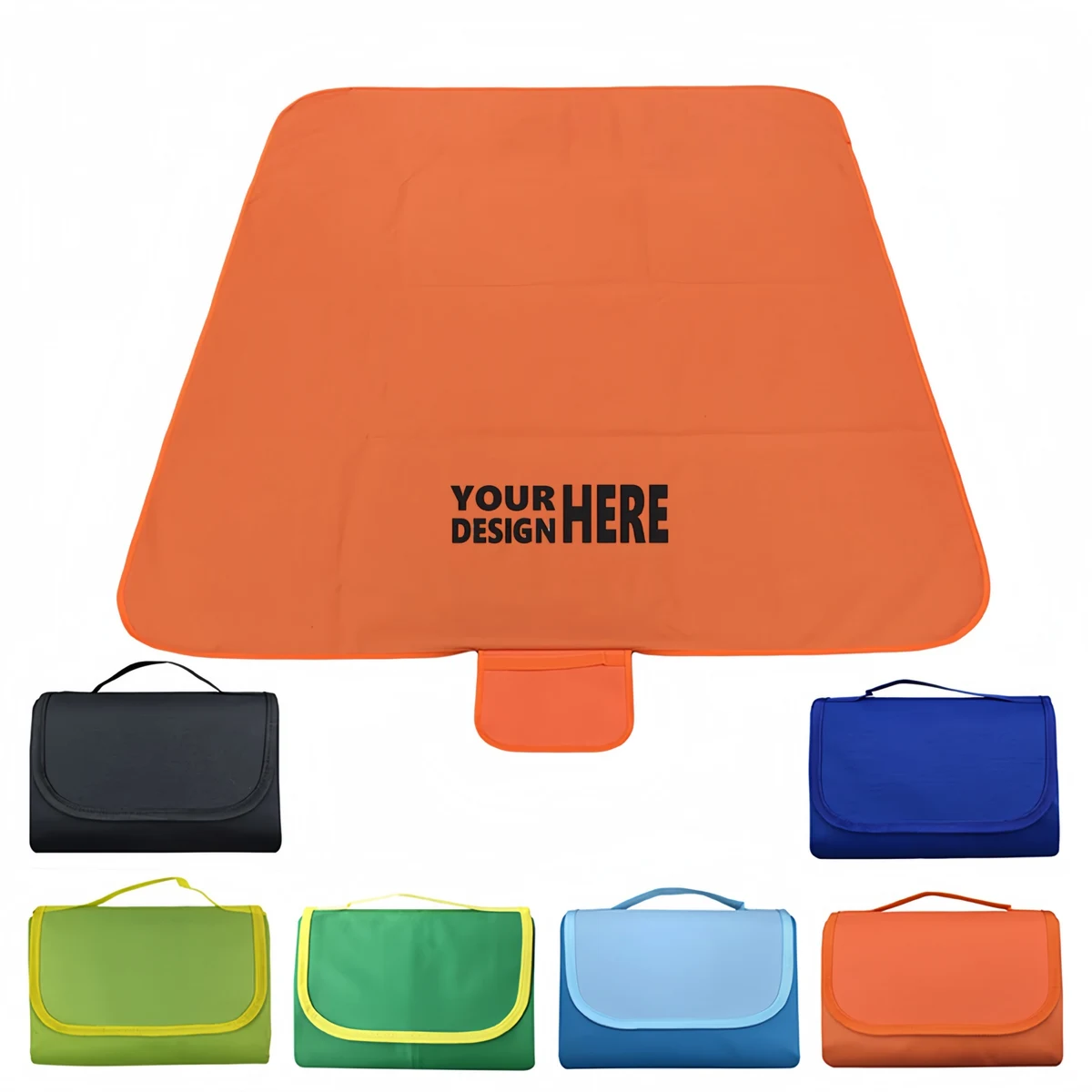 MOQ 20 Custom Picnic Beach Folding Blanket 1