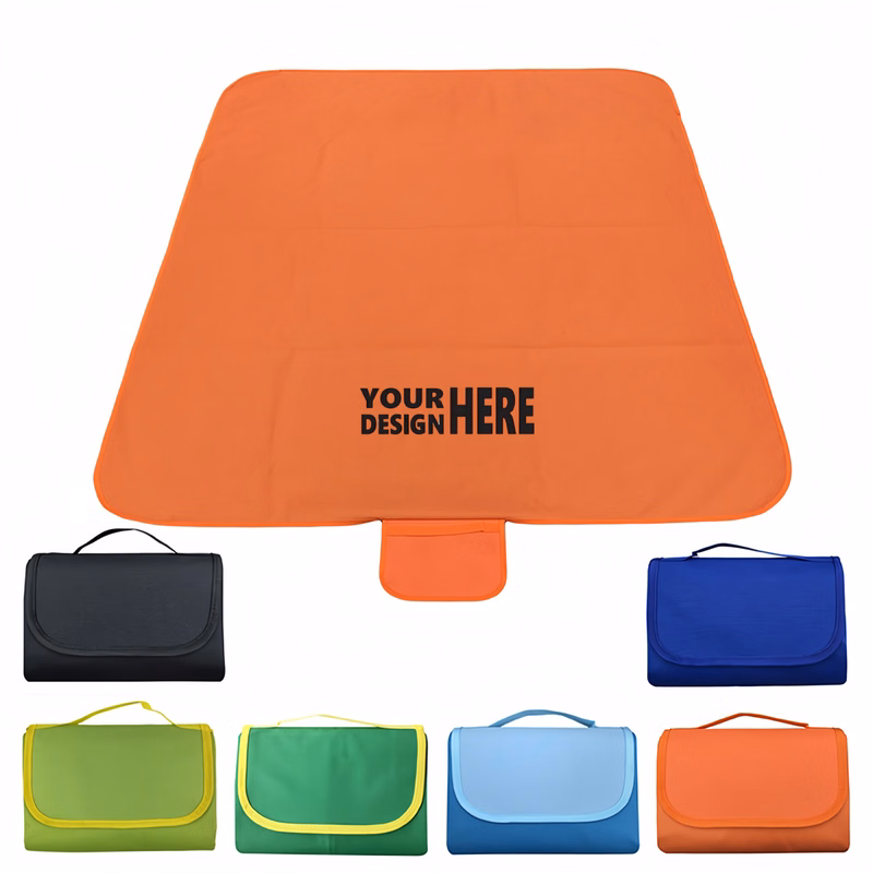 MOQ 20 Custom Picnic Beach Folding Blanket