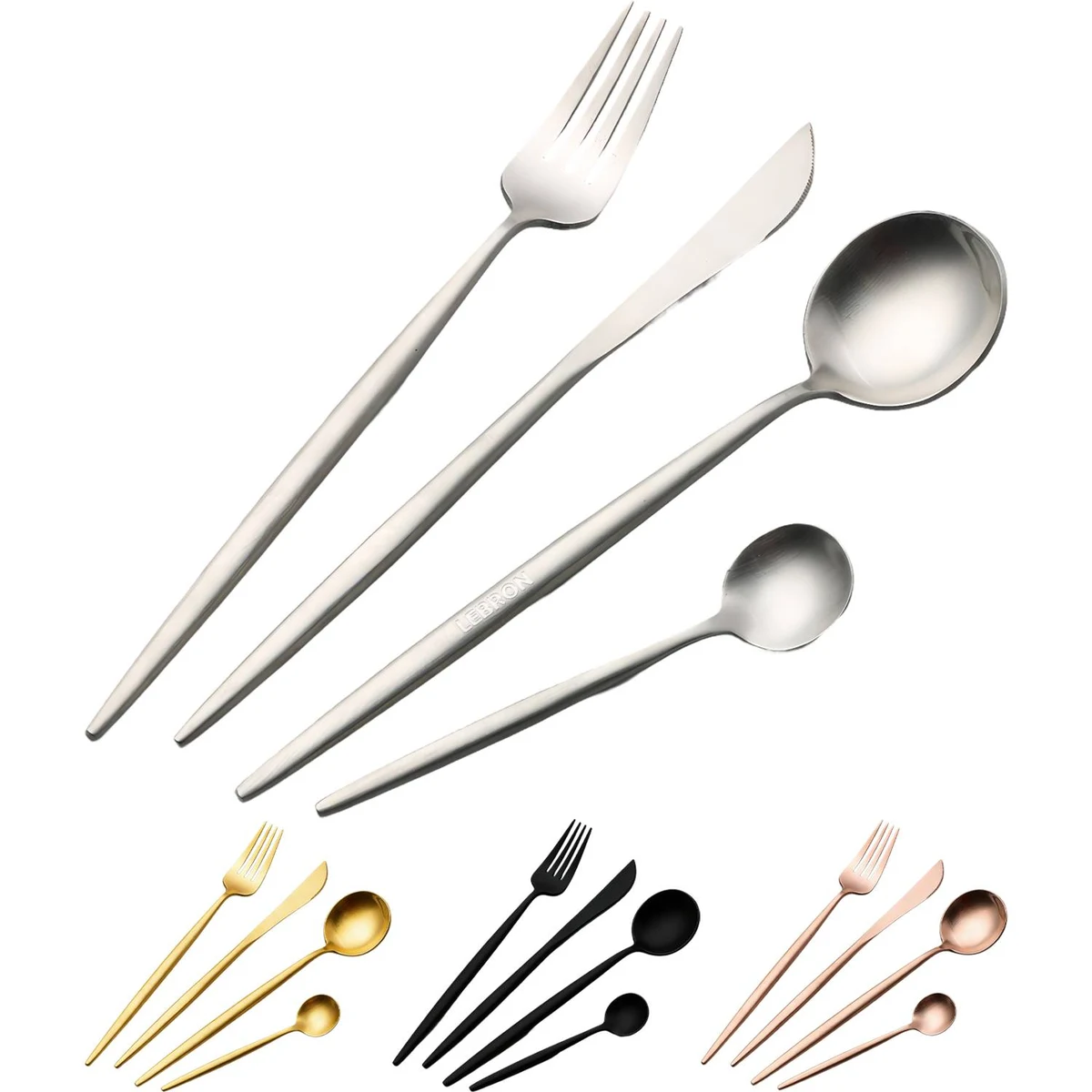 4PCS Stainless Steel Flatware Set 1