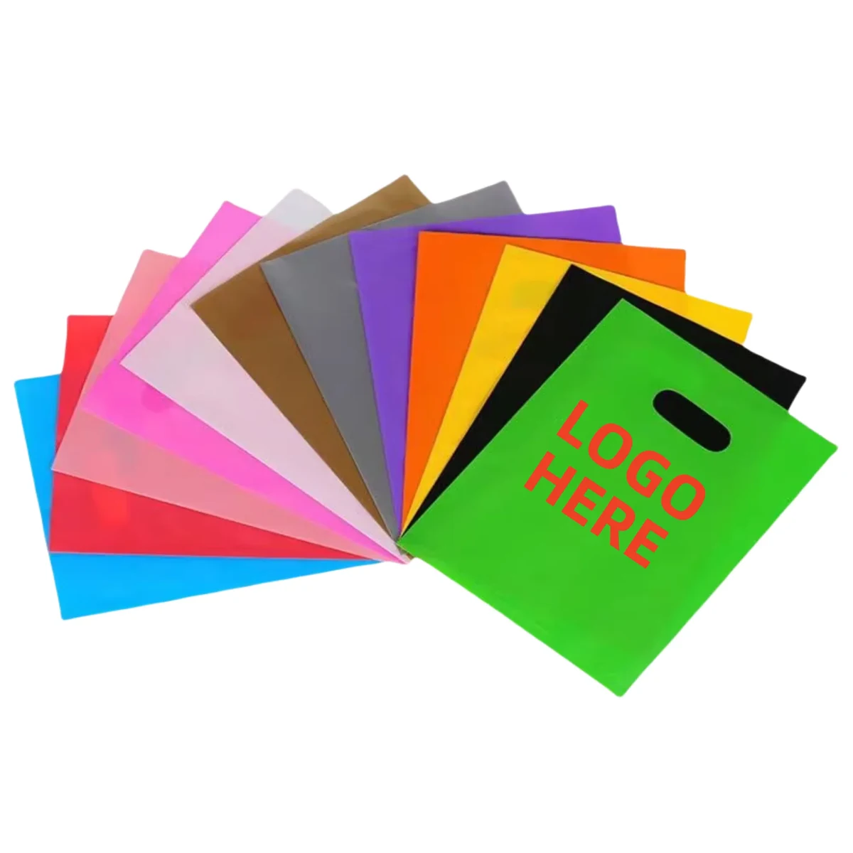 Die Cut Plastic Handle Bag 1