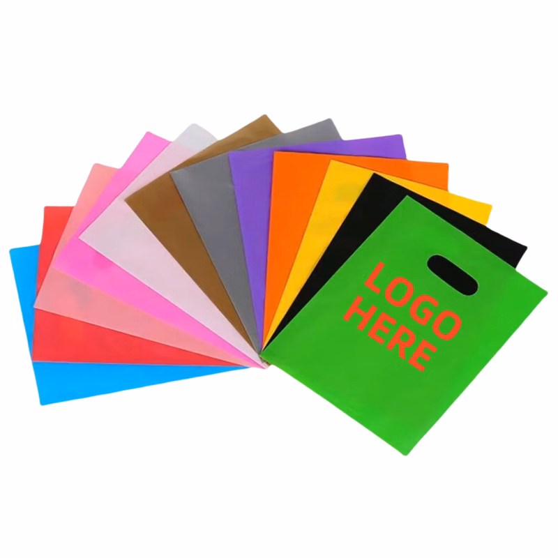 Die Cut Plastic Handle Bag