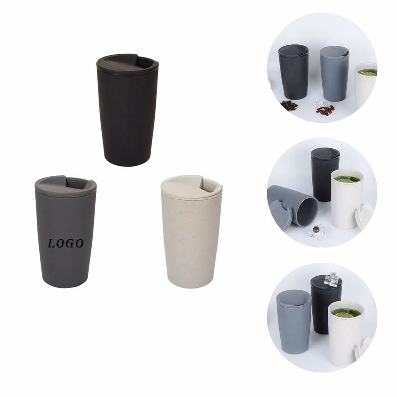 Plastic Coffee Cup With Logo For Drinking, Coffee
