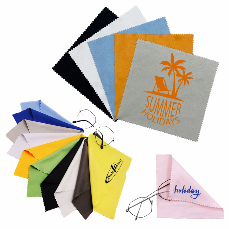 Colorful and highly effective cleaning eyeglass cloth