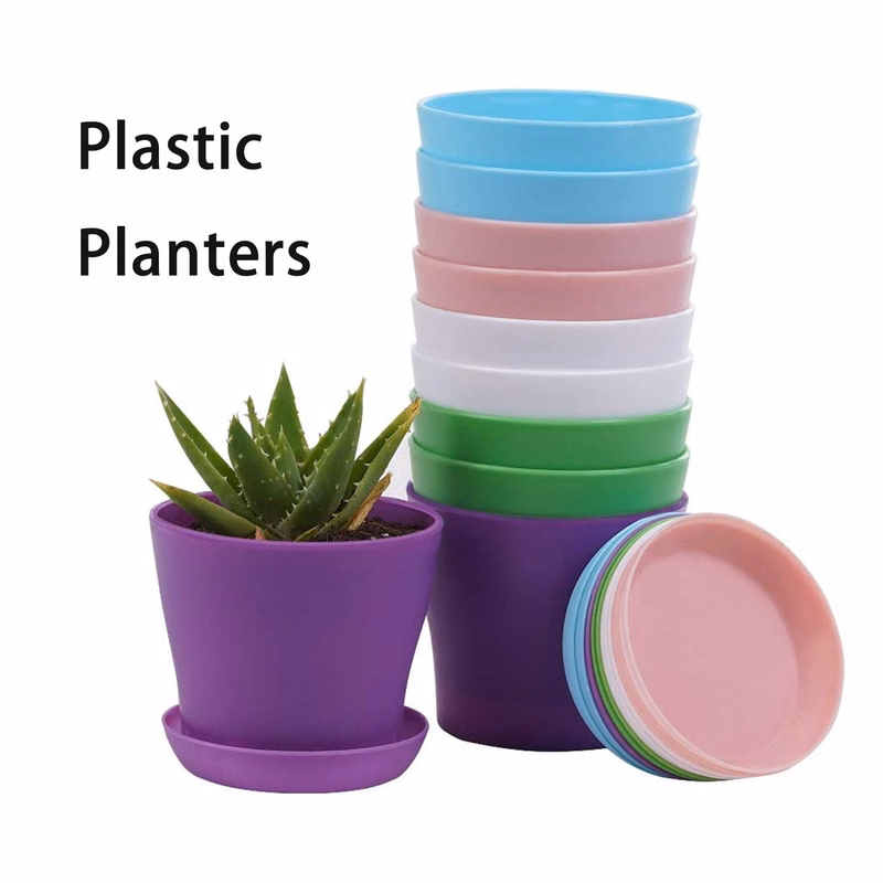 Plastic Planters Indoor Flower Plant Pot