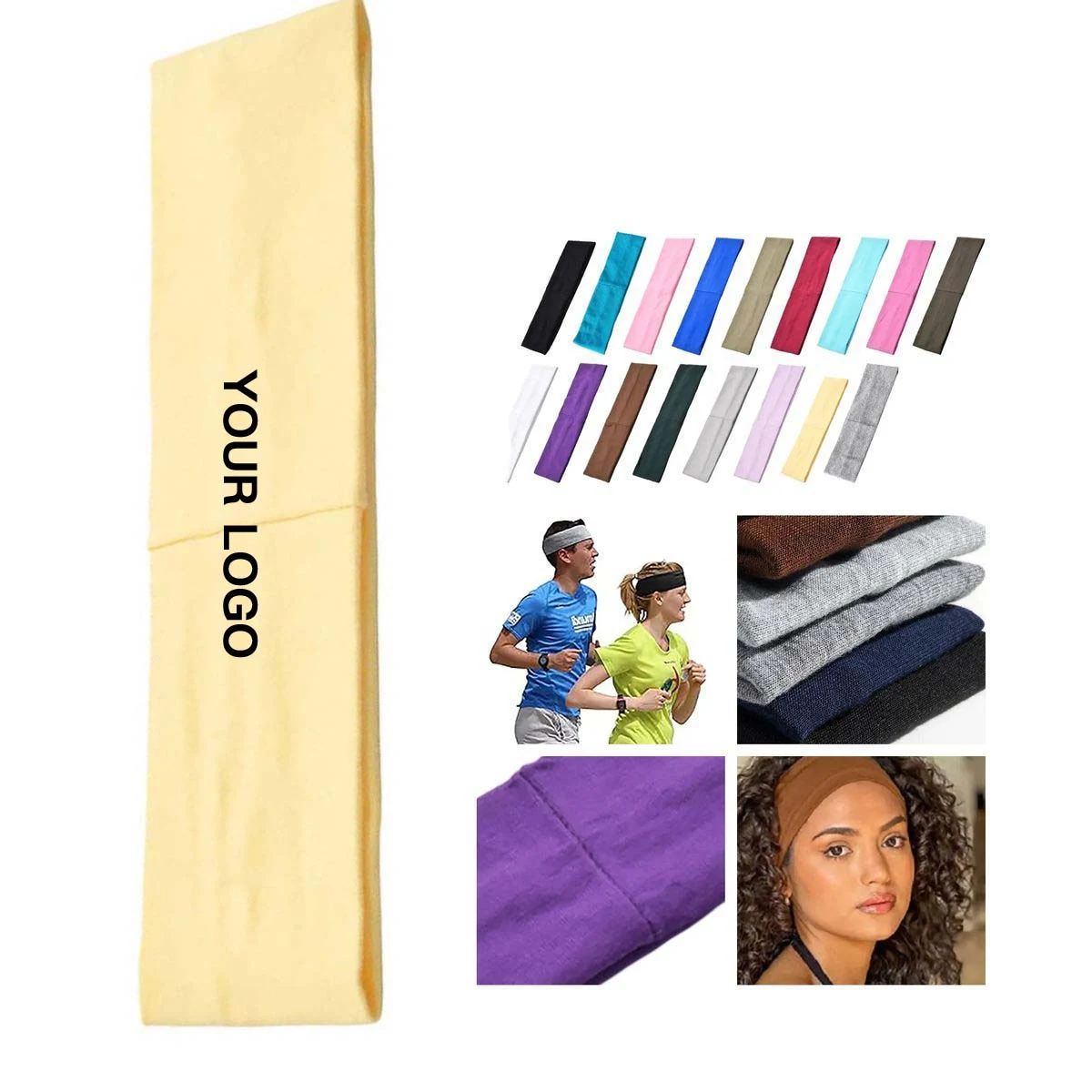 Stretchable Workout Headband for Sports and Yoga 1