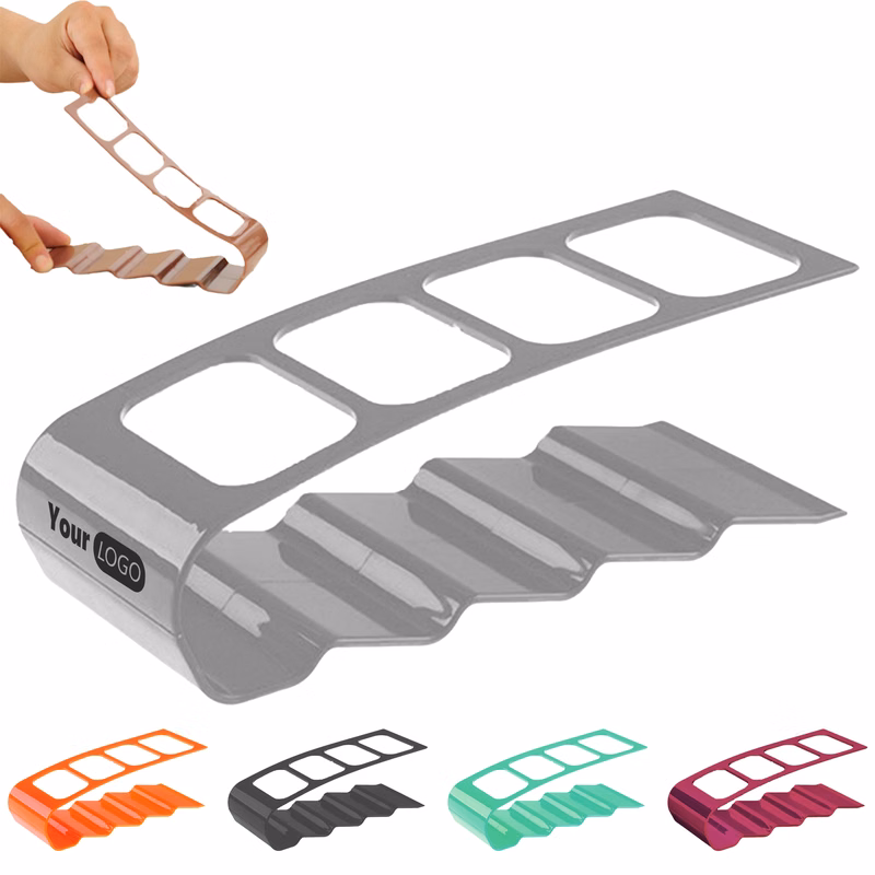 Plastic Elegant Four-Grid Storage Rack