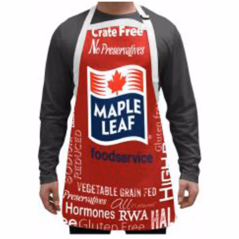 Sublimated Polyester Bib Apron, 25x28