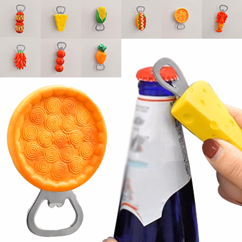 Logo Bottle Opener Magnet 50pcs Min