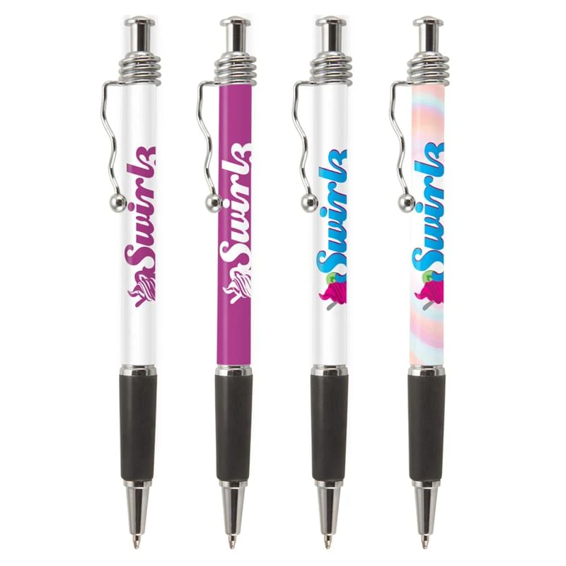 Jazz w/ Squiggle Pocket Clip (Digital Full Color Wrap) Pen 1