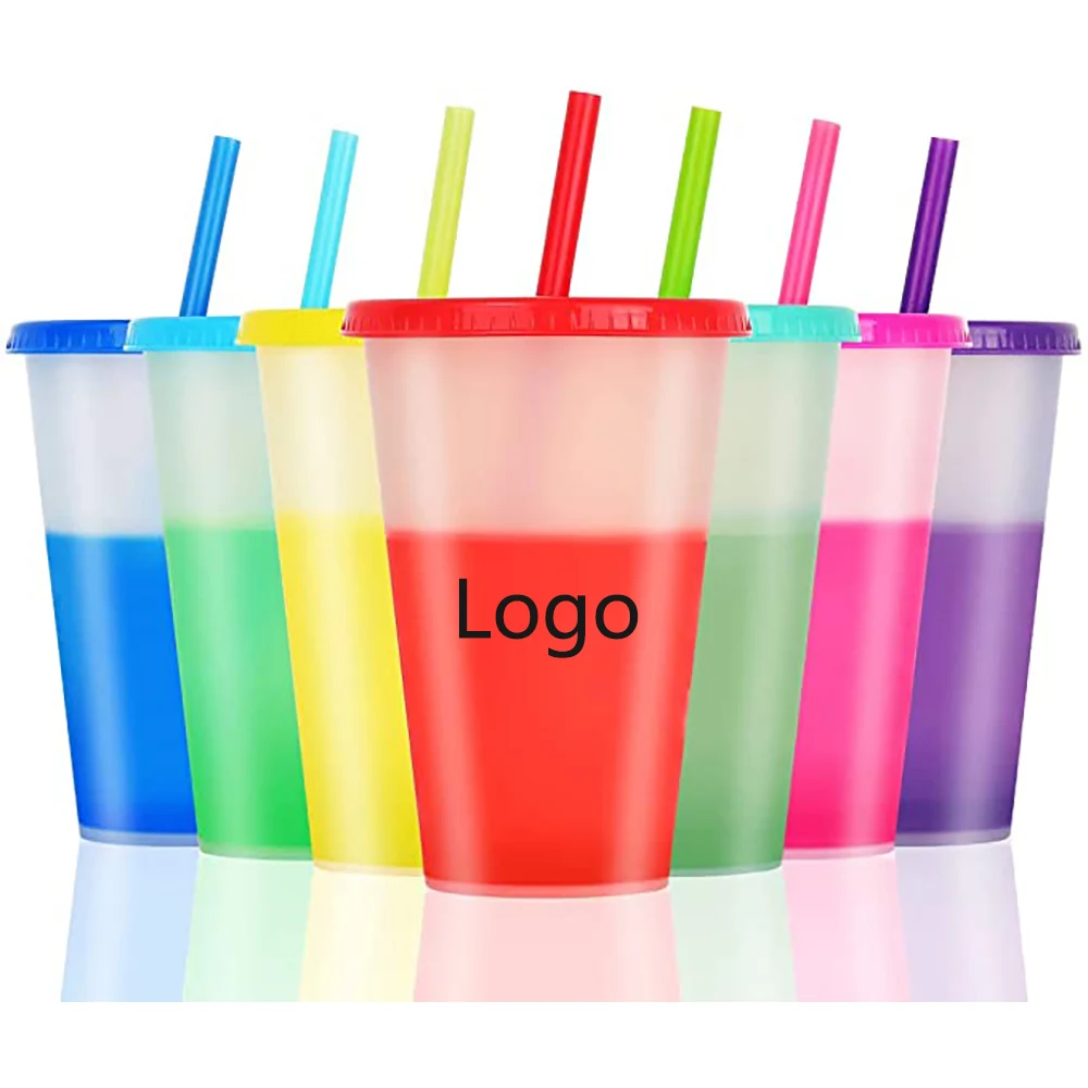 16 OZ Transparent G PP Sensitive Dandruff Tumbler/Lid and Straw Cup 1