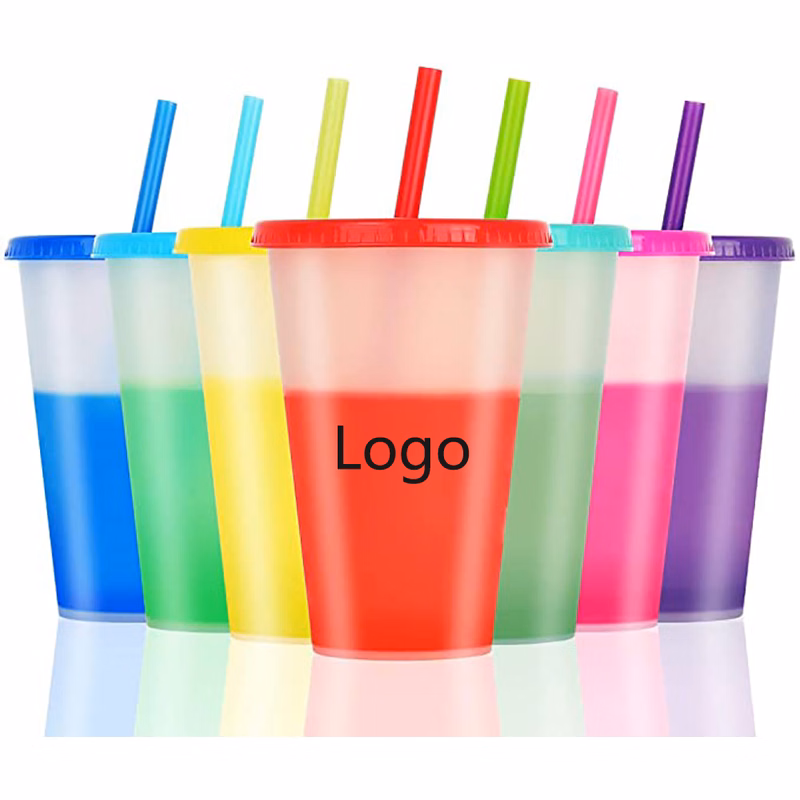 16 OZ Transparent G PP Sensitive Dandruff Tumbler/Lid and Straw Cup
