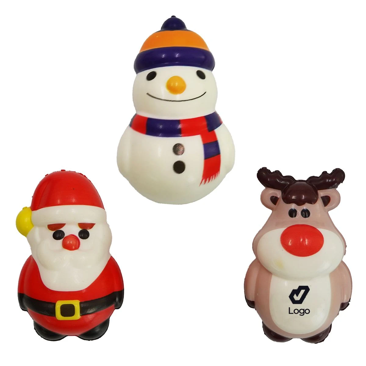Festive Stress Relief Toys ?C Christmas Foam Squeeze Toys 1