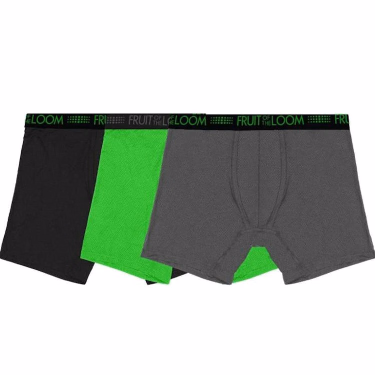 Fruit Of the Loom Men's Boxer Briefs - Size Small 3pk